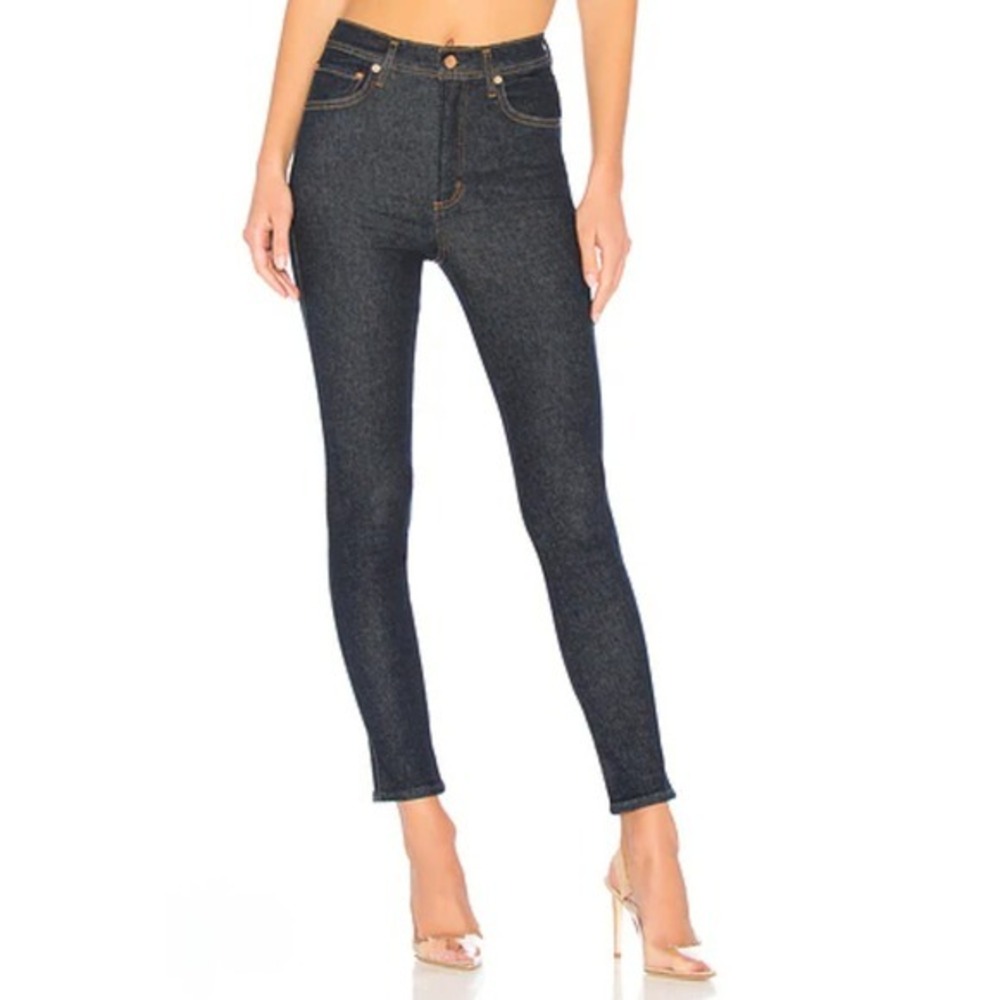 AGOLDE Roxanne Super High Rise Skinny Jeans‎ Phase Wash Denim Size 27